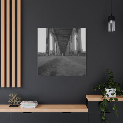 Urban Bridge Canvas Art: Timeless Architectural Elegance