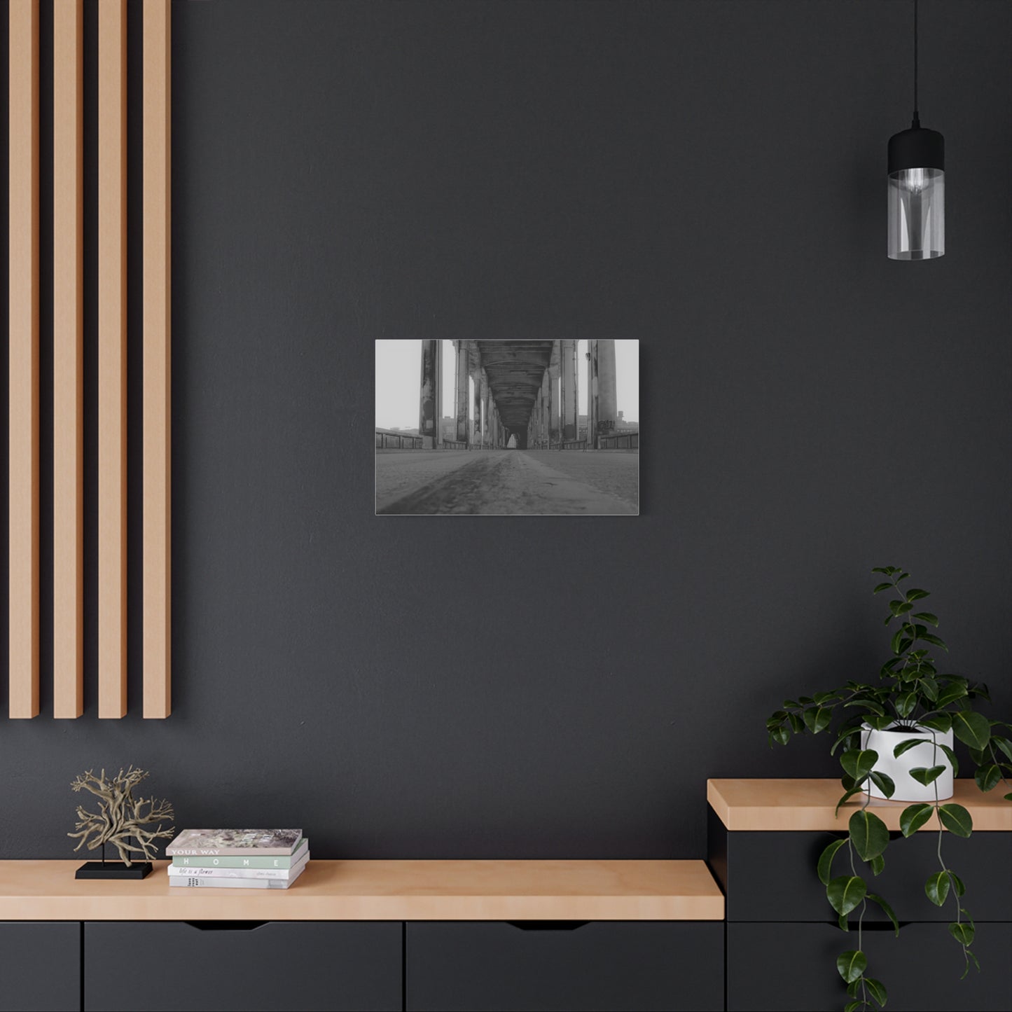 Urban Bridge Canvas Art: Timeless Architectural Elegance