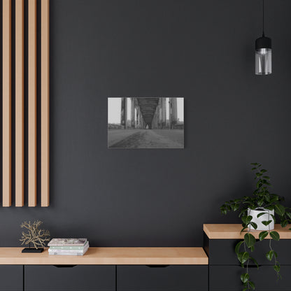 Urban Bridge Canvas Art: Timeless Architectural Elegance