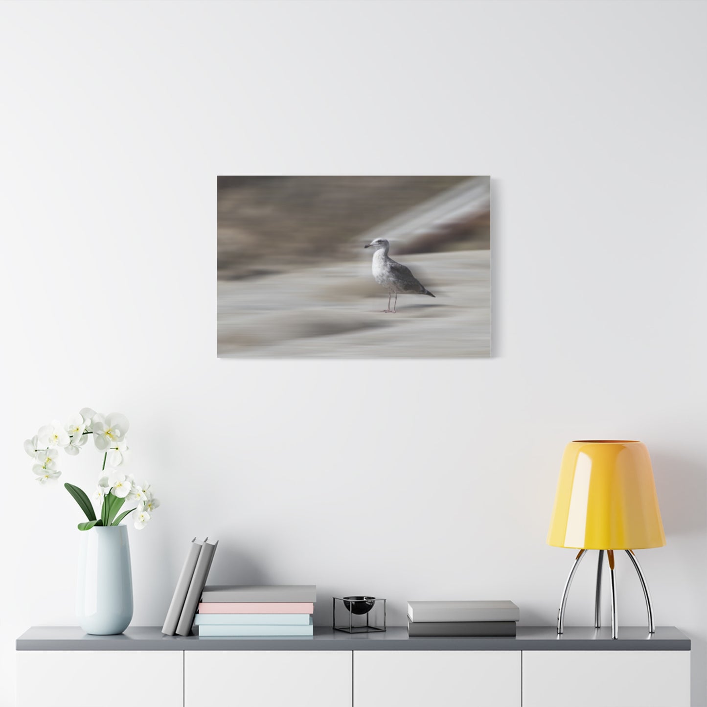 Seagull Time  Matte Canvas Art