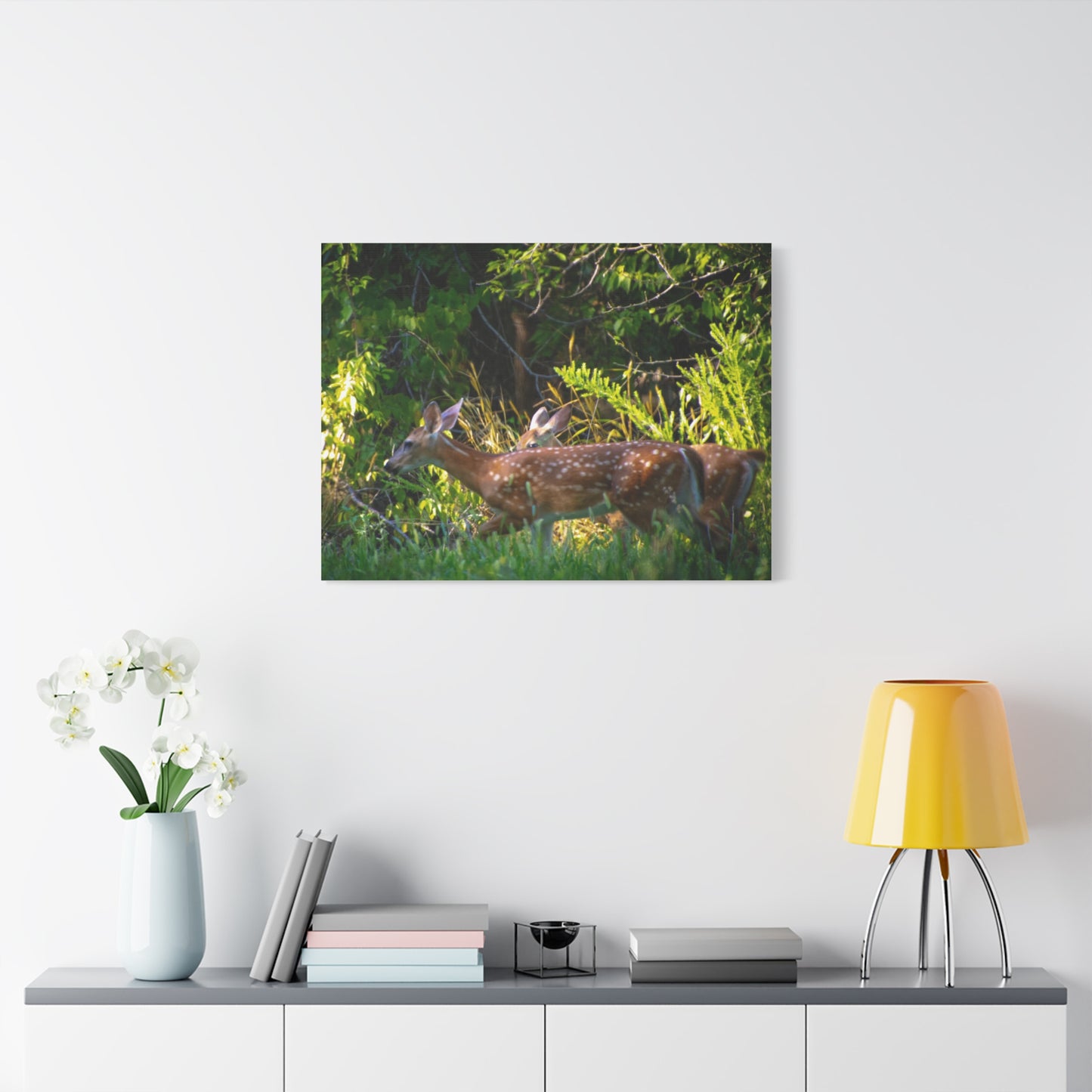 Tranquil Deer Canvas Art: Embracing Nature's Beauty