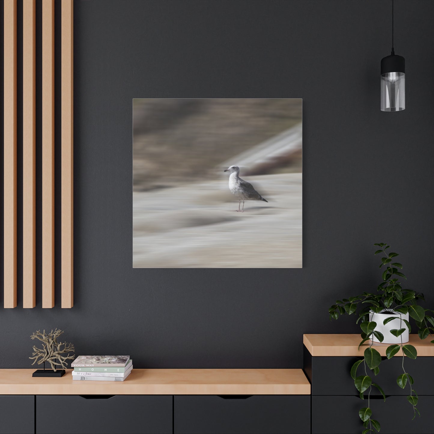 Seagull Time  Matte Canvas Art