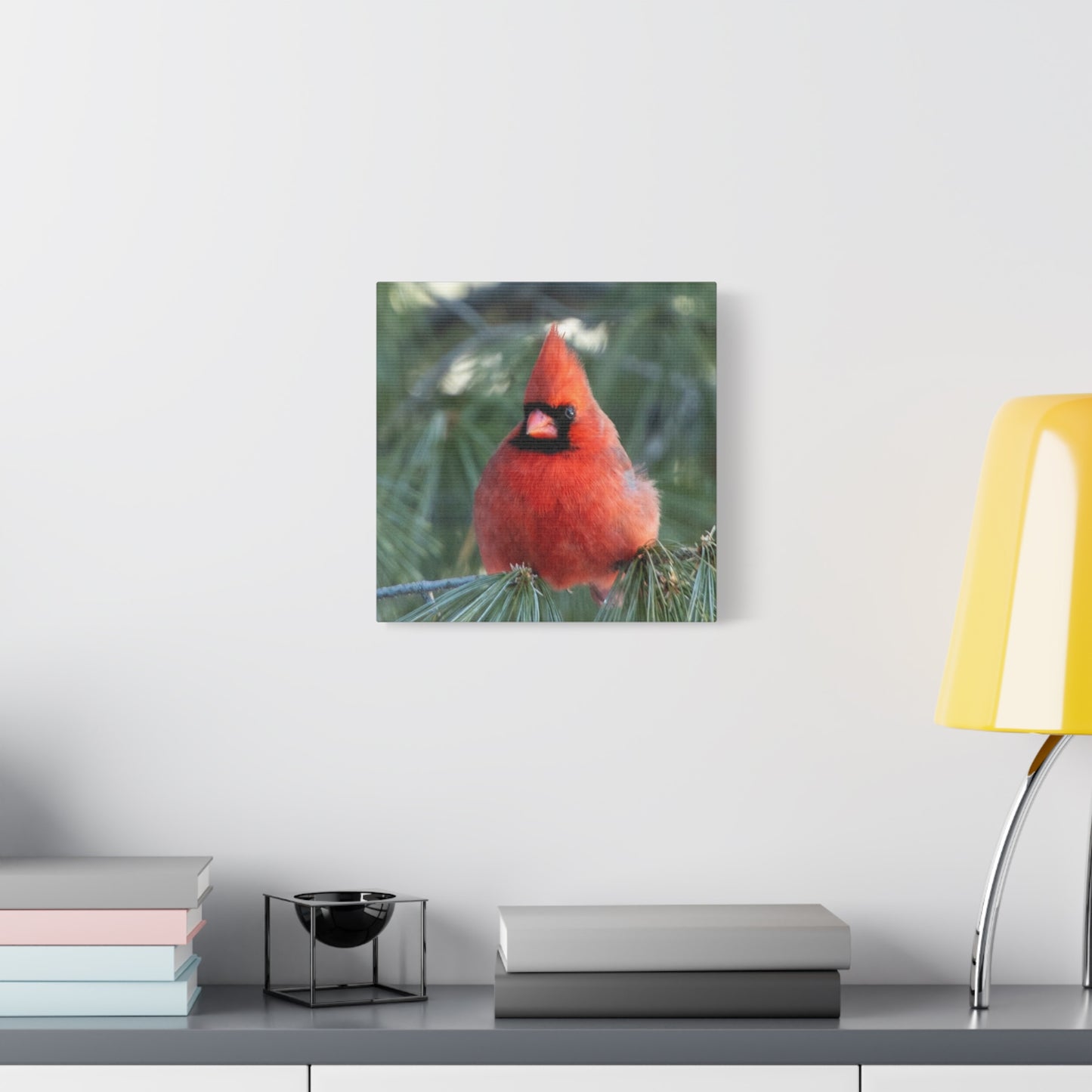 Crimson Perch on  Premium Matte Canvas