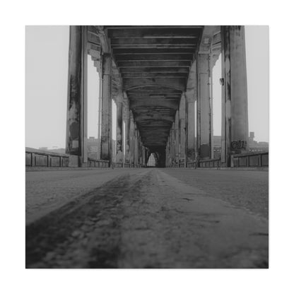 Urban Bridge Canvas Art: Timeless Architectural Elegance