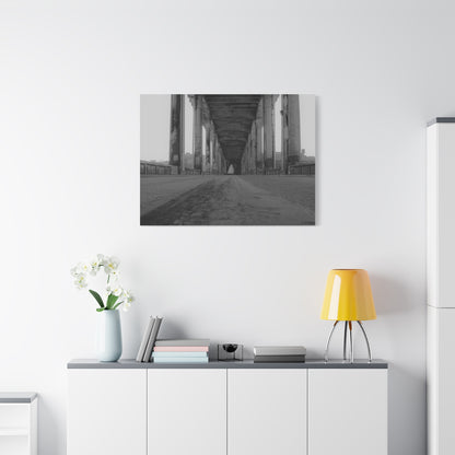 Urban Bridge Canvas Art: Timeless Architectural Elegance