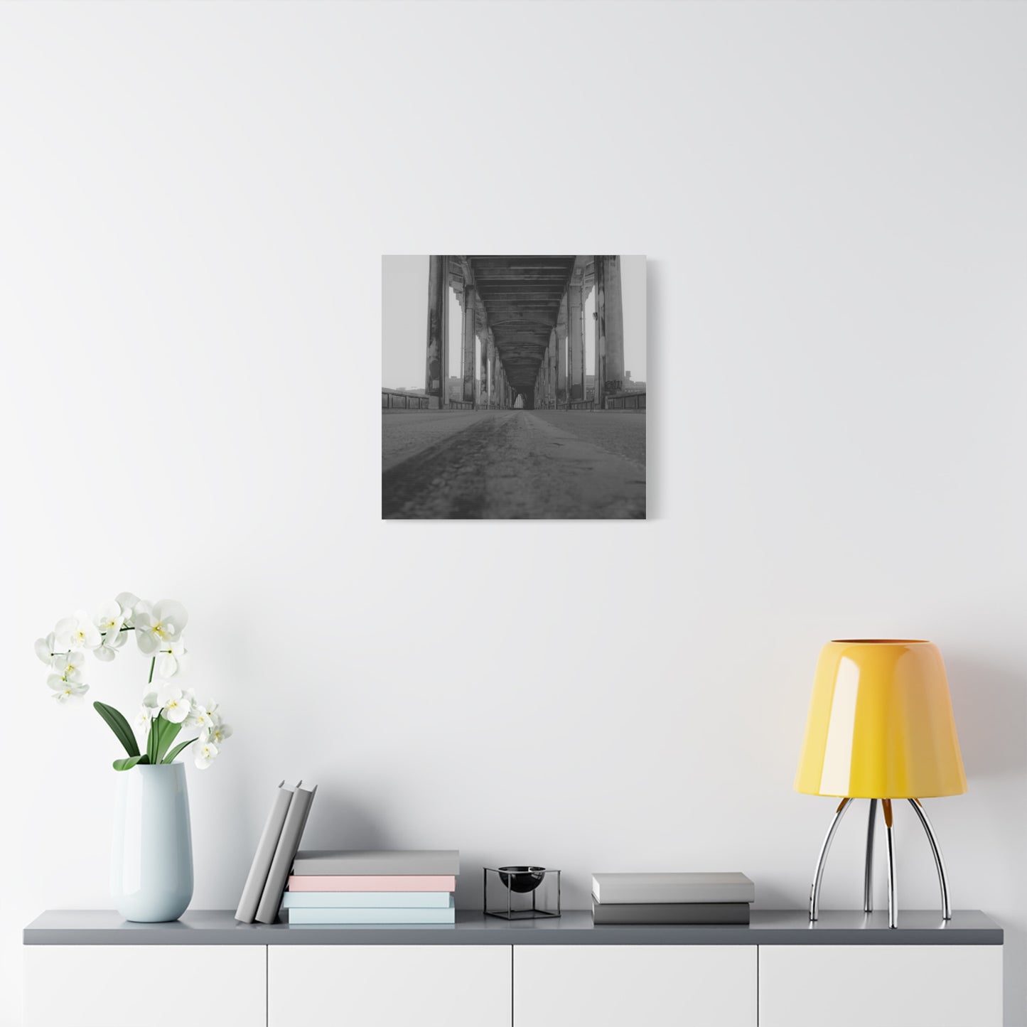 Urban Bridge Canvas Art: Timeless Architectural Elegance