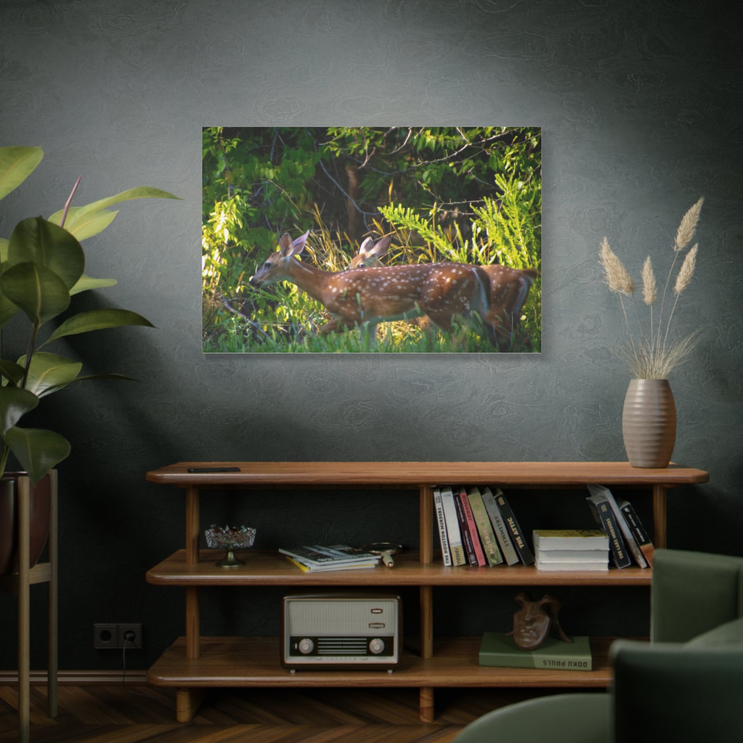 Tranquil Deer Canvas Art: Embracing Nature's Beauty