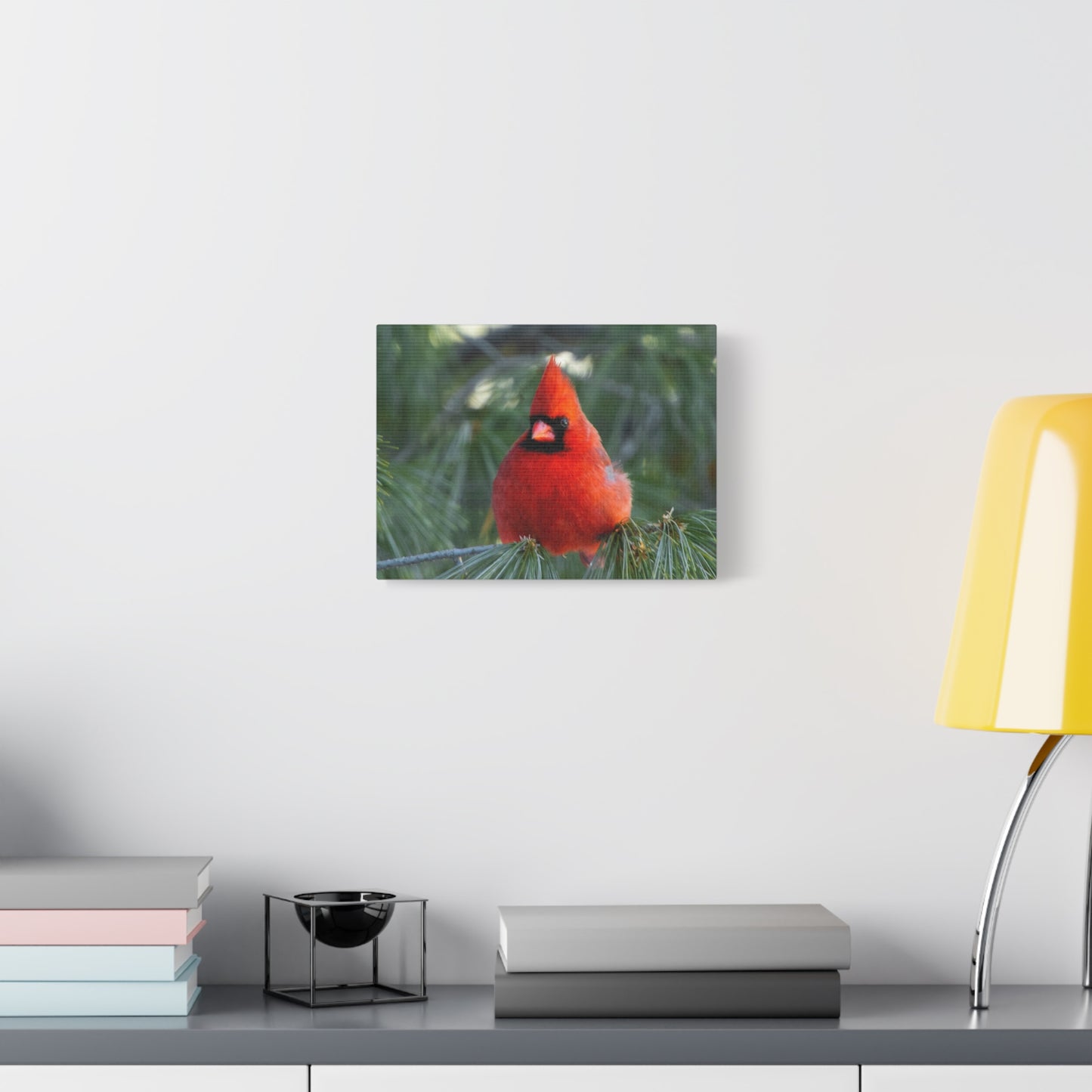 Crimson Perch on  Premium Matte Canvas