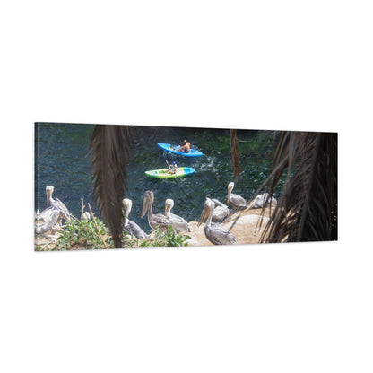 Coastal Kayak on Premium Matte Canvas