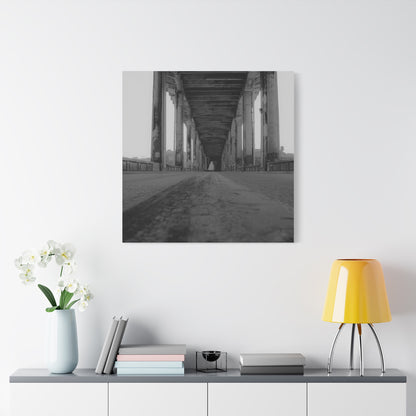 Urban Bridge Canvas Art: Timeless Architectural Elegance