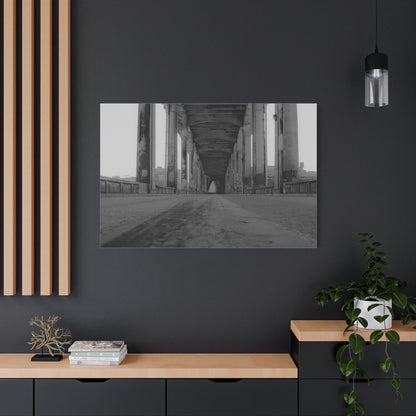 Urban Bridge Canvas Art: Timeless Architectural Elegance