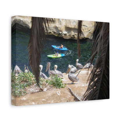 Coastal Kayak on Premium Matte Canvas