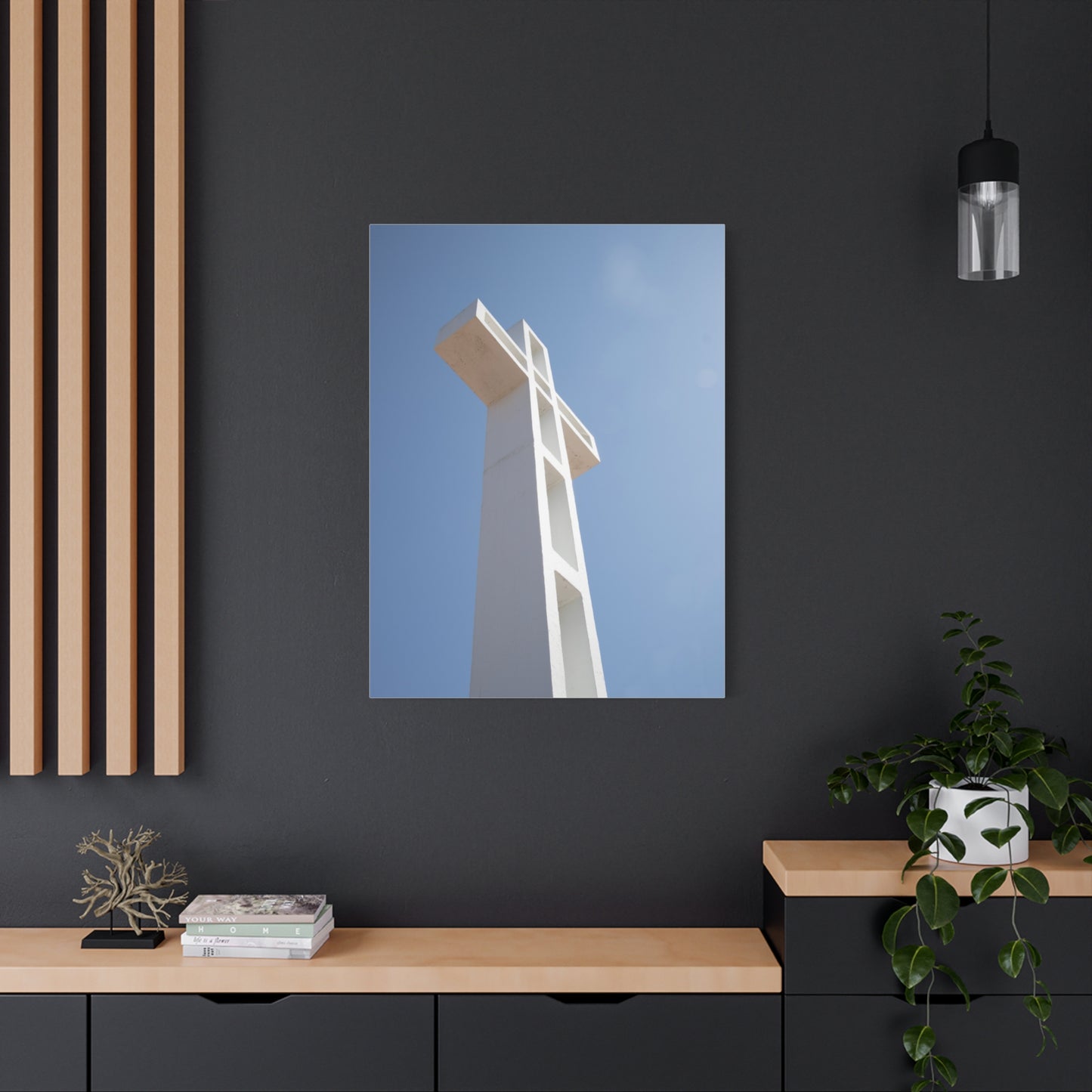 Majestic Cross Canvas Art: A Symbol of Faith and Strength