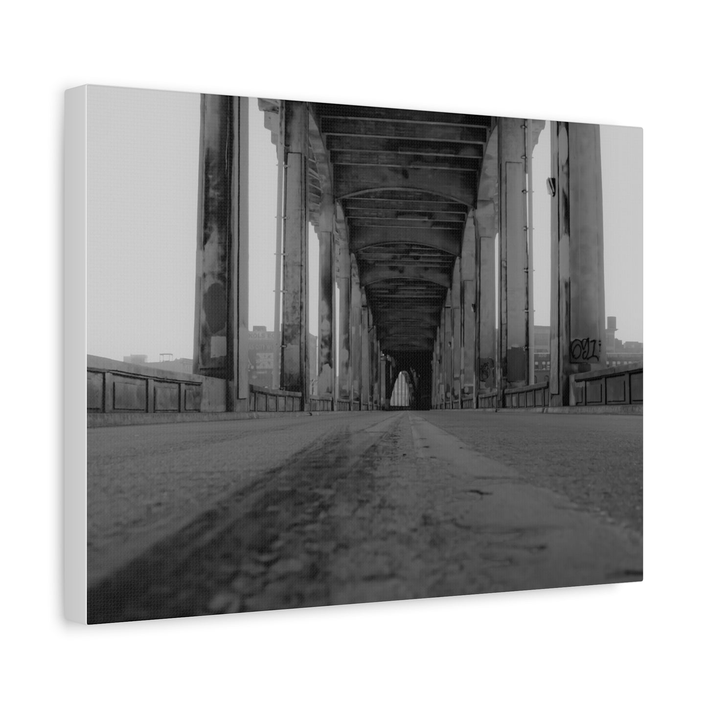 Urban Bridge Canvas Art: Timeless Architectural Elegance