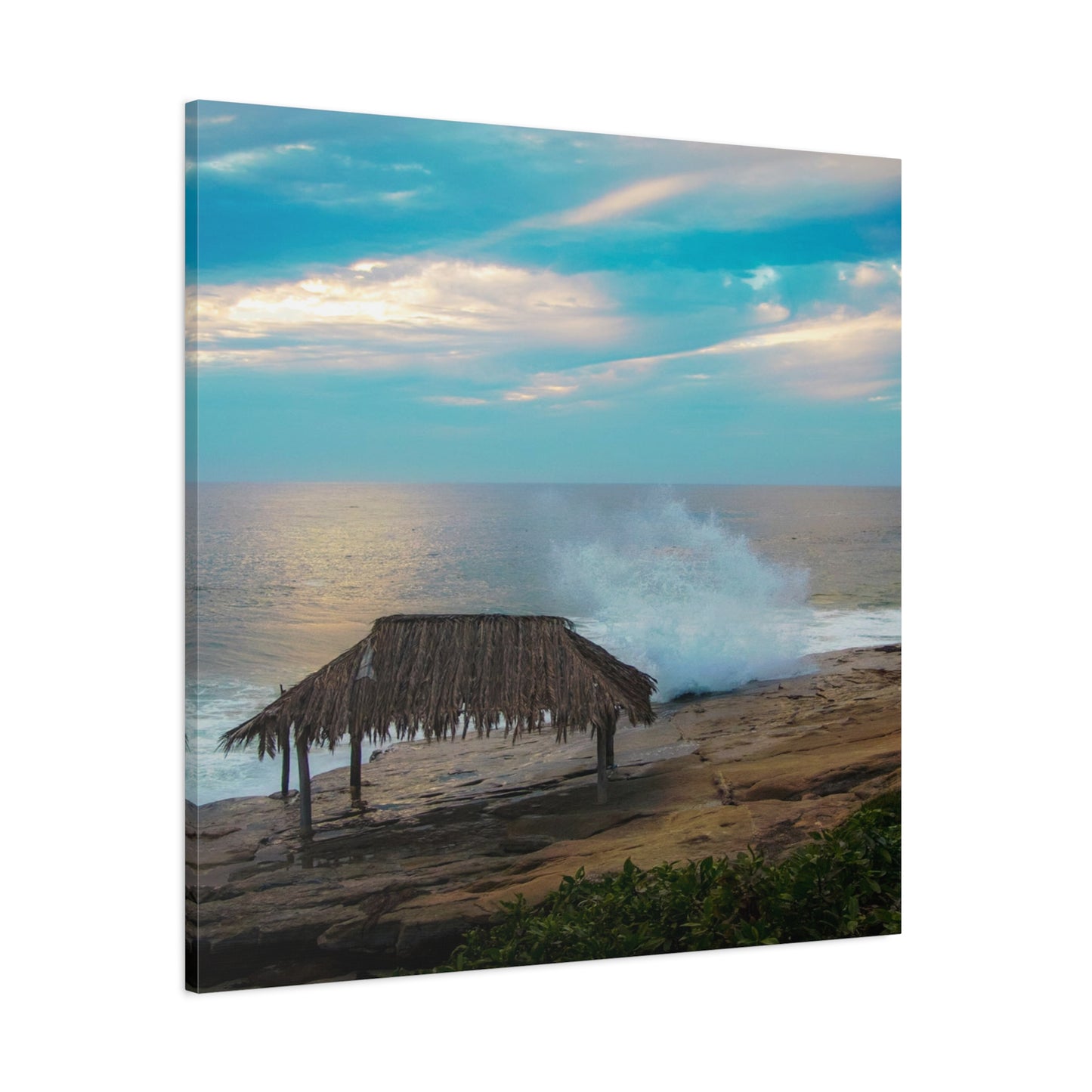 Surf Shack by the Shoreline Matte Canvas