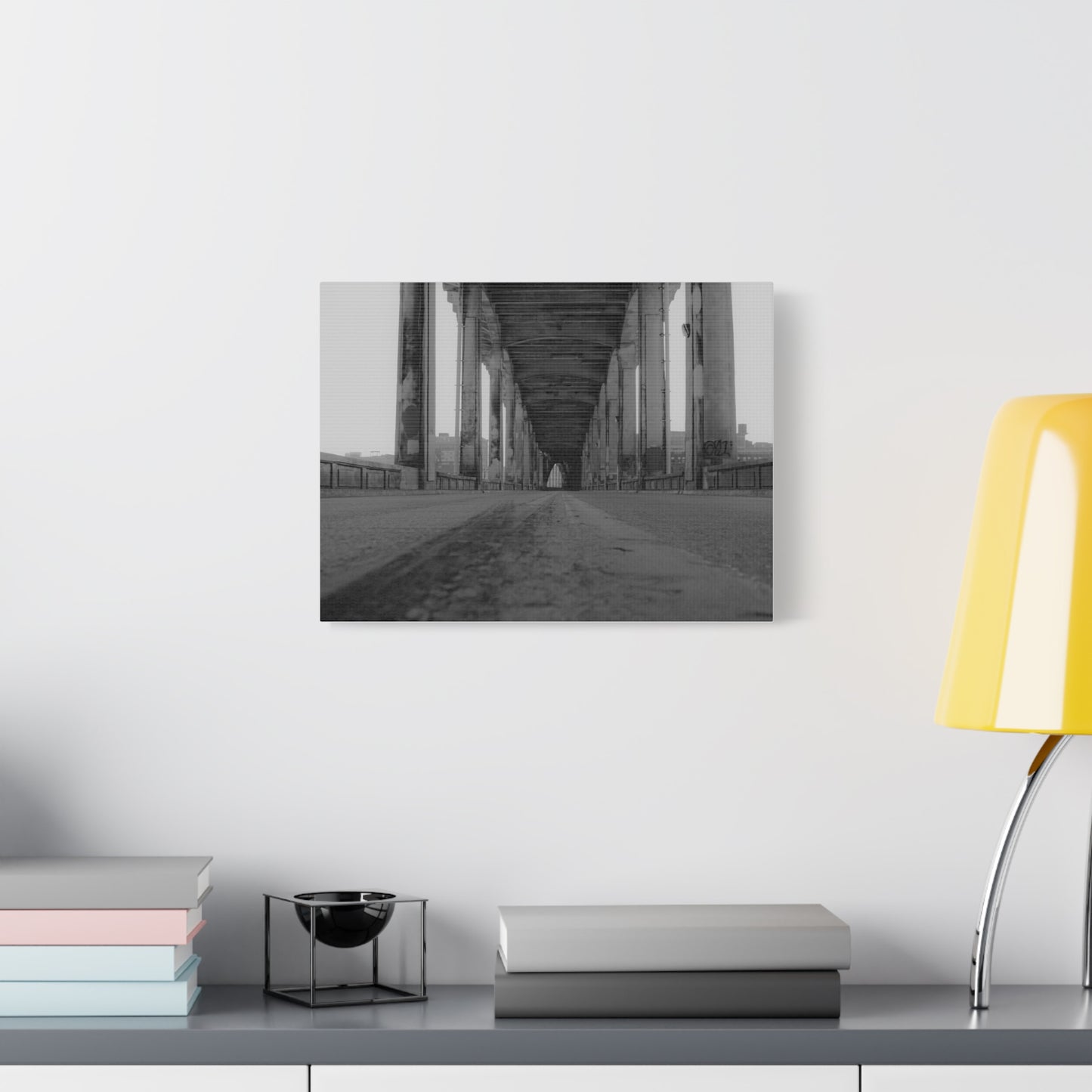 Urban Bridge Canvas Art: Timeless Architectural Elegance