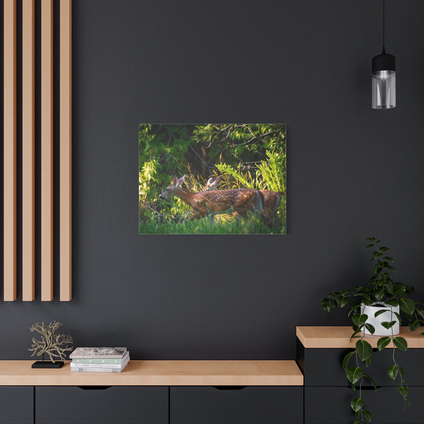 Tranquil Deer Canvas Art: Embracing Nature's Beauty