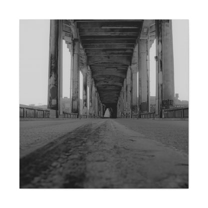 Urban Bridge Canvas Art: Timeless Architectural Elegance