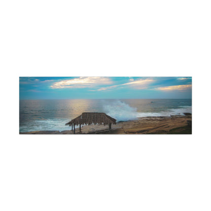 Surf Shack by the Shoreline Matte Canvas