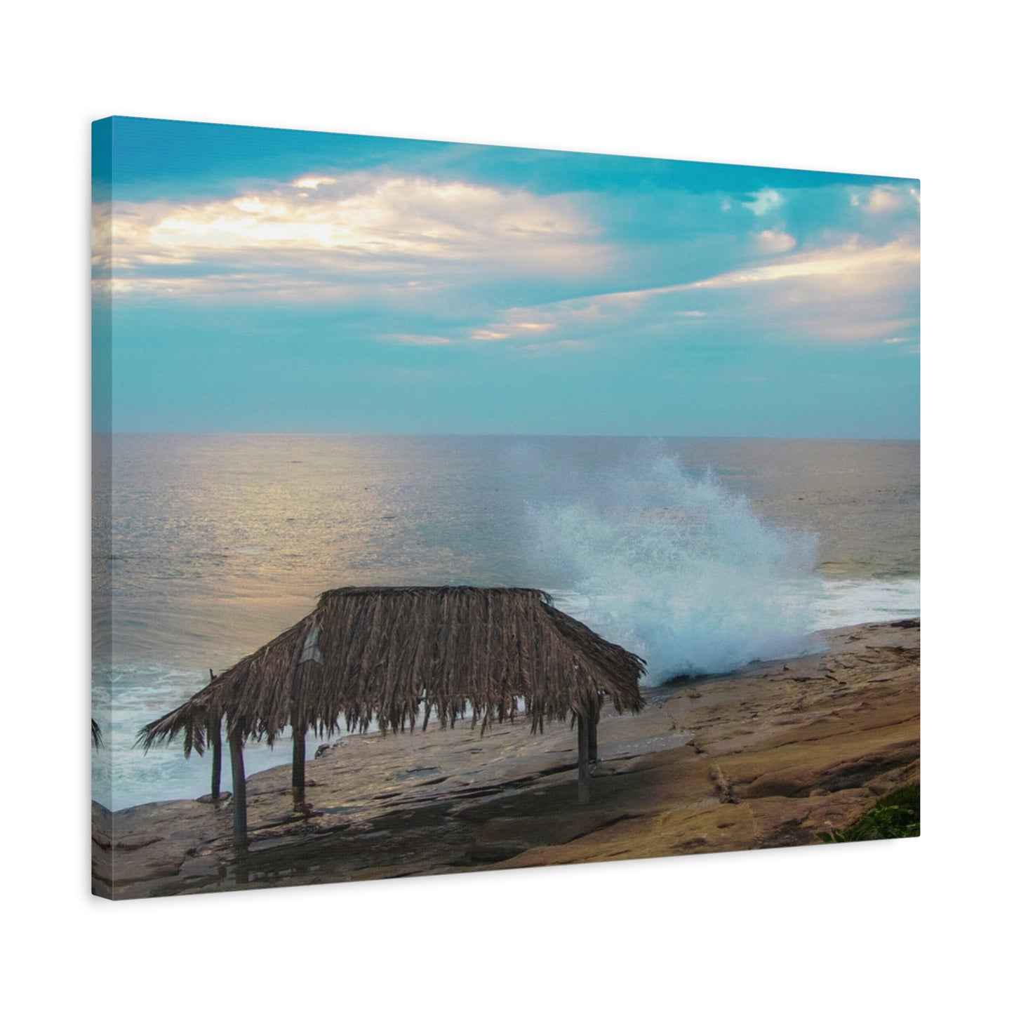 Surf Shack by the Shoreline Matte Canvas