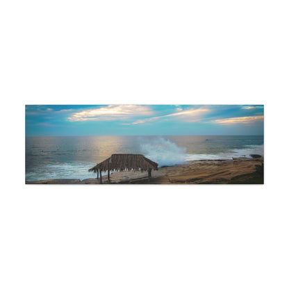 Surf Shack by the Shoreline Matte Canvas