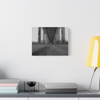 Urban Bridge Canvas Art: Timeless Architectural Elegance