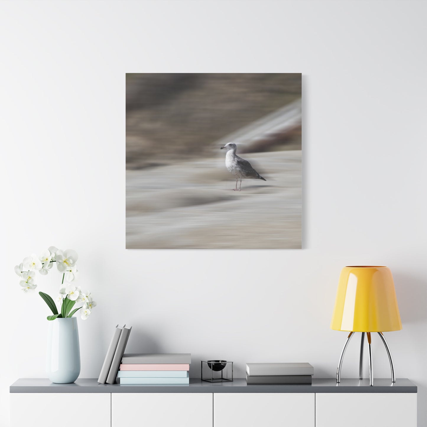 Seagull Time  Matte Canvas Art