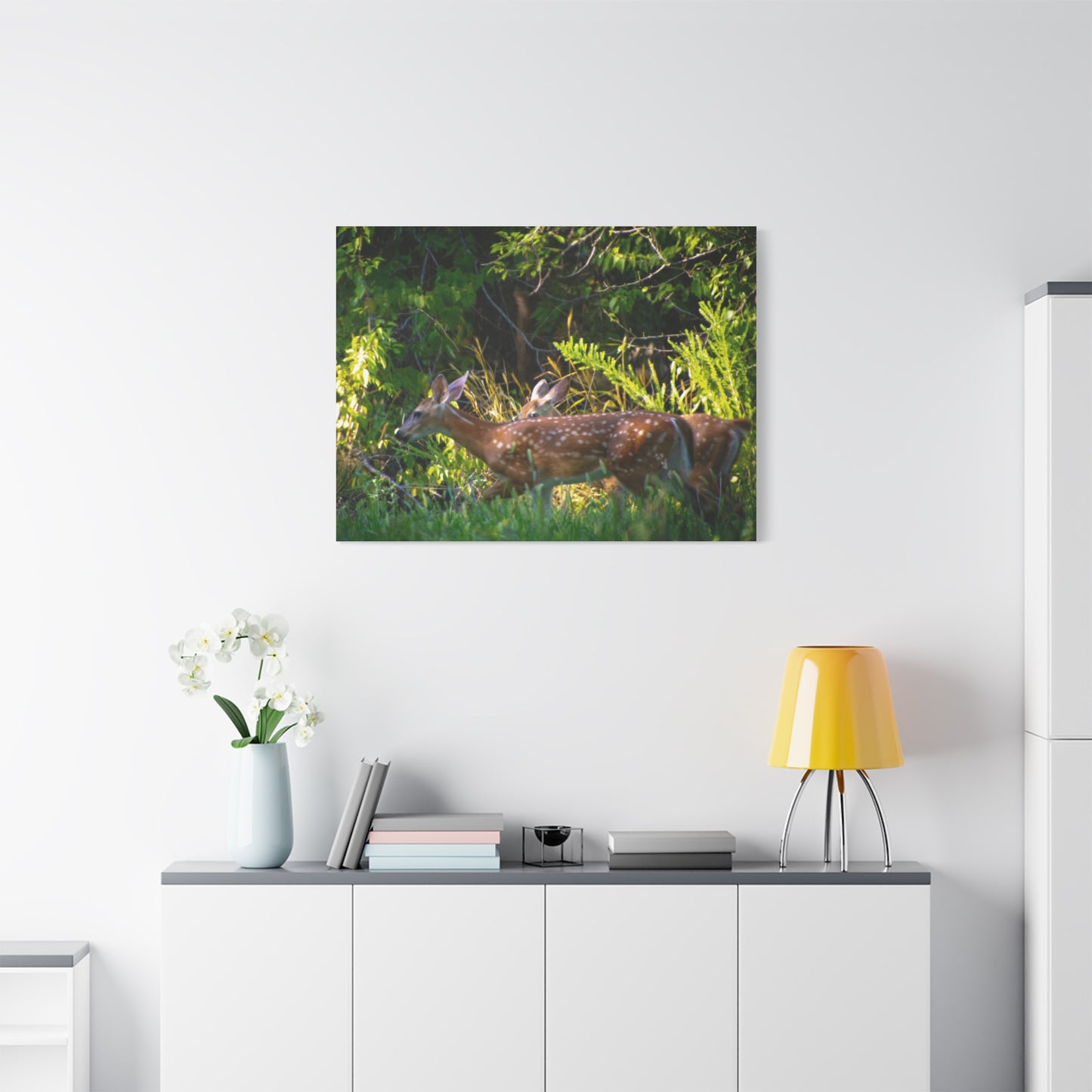 Tranquil Deer Canvas Art: Embracing Nature's Beauty