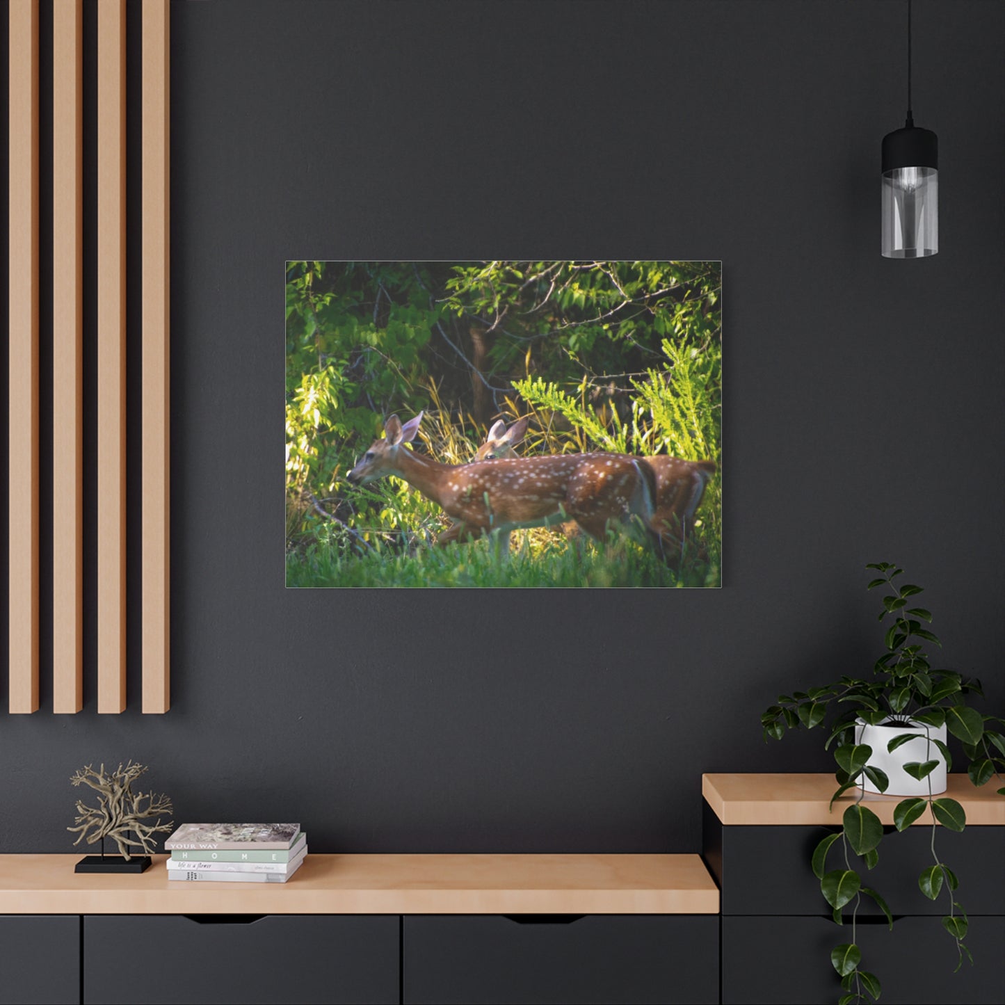 Tranquil Deer Canvas Art: Embracing Nature's Beauty