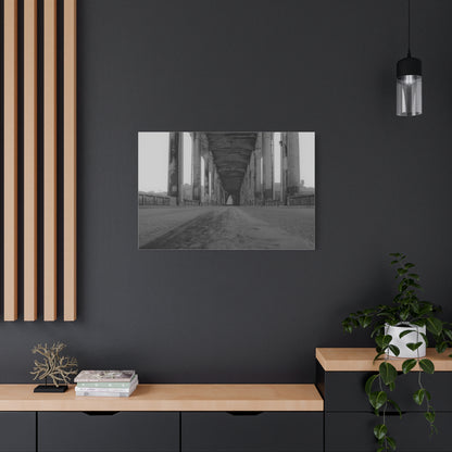 Urban Bridge Canvas Art: Timeless Architectural Elegance