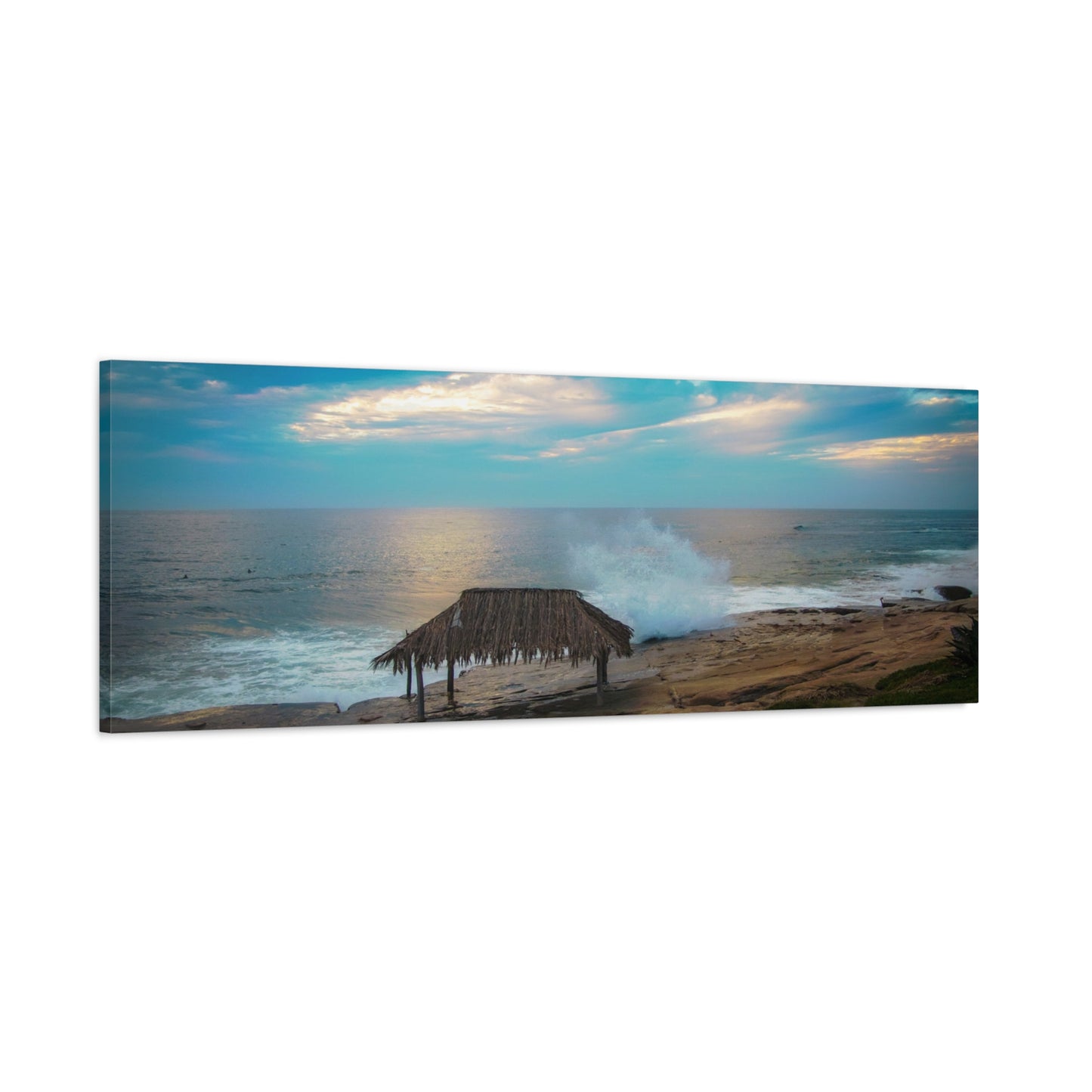 Surf Shack by the Shoreline Matte Canvas