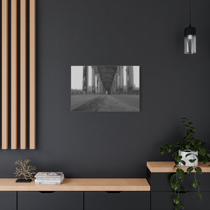 Urban Bridge Canvas Art: Timeless Architectural Elegance