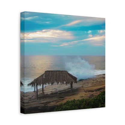 Surf Shack by the Shoreline Matte Canvas