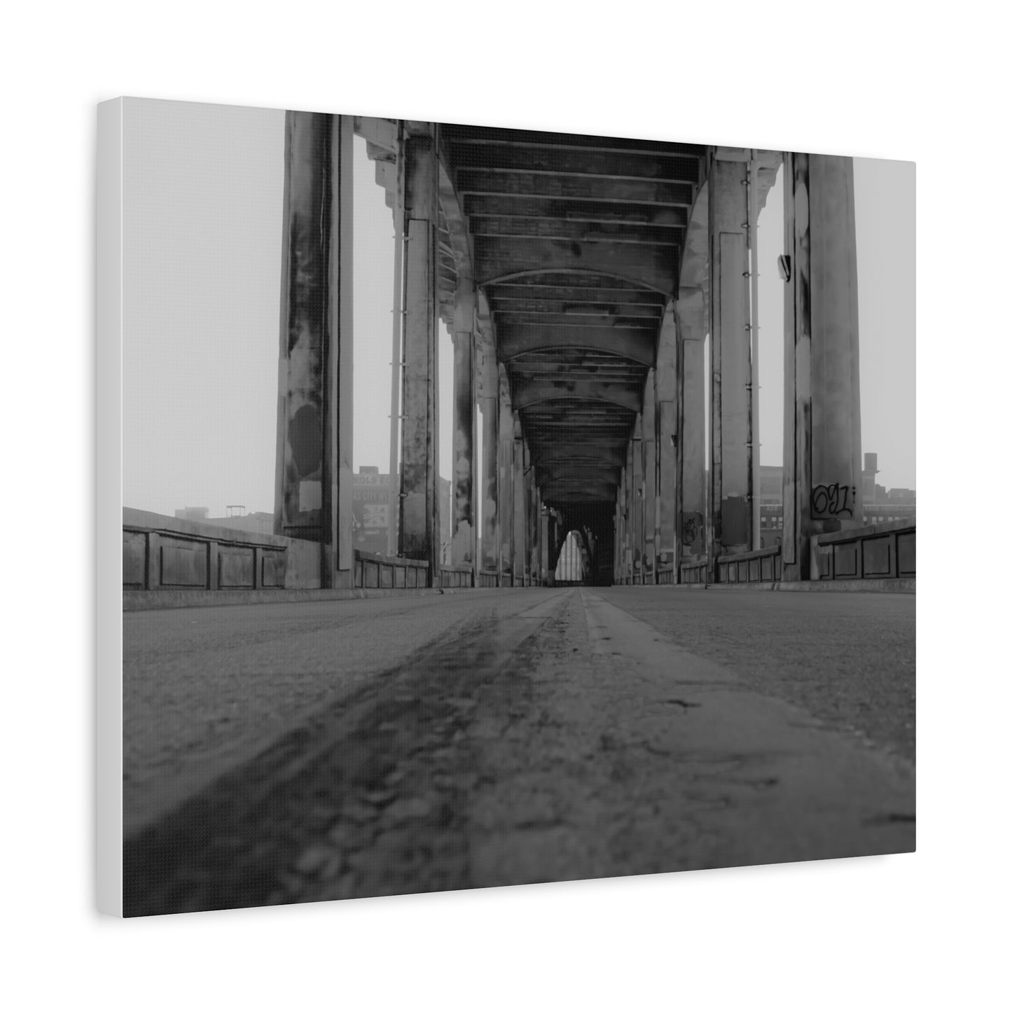 Urban Bridge Canvas Art: Timeless Architectural Elegance