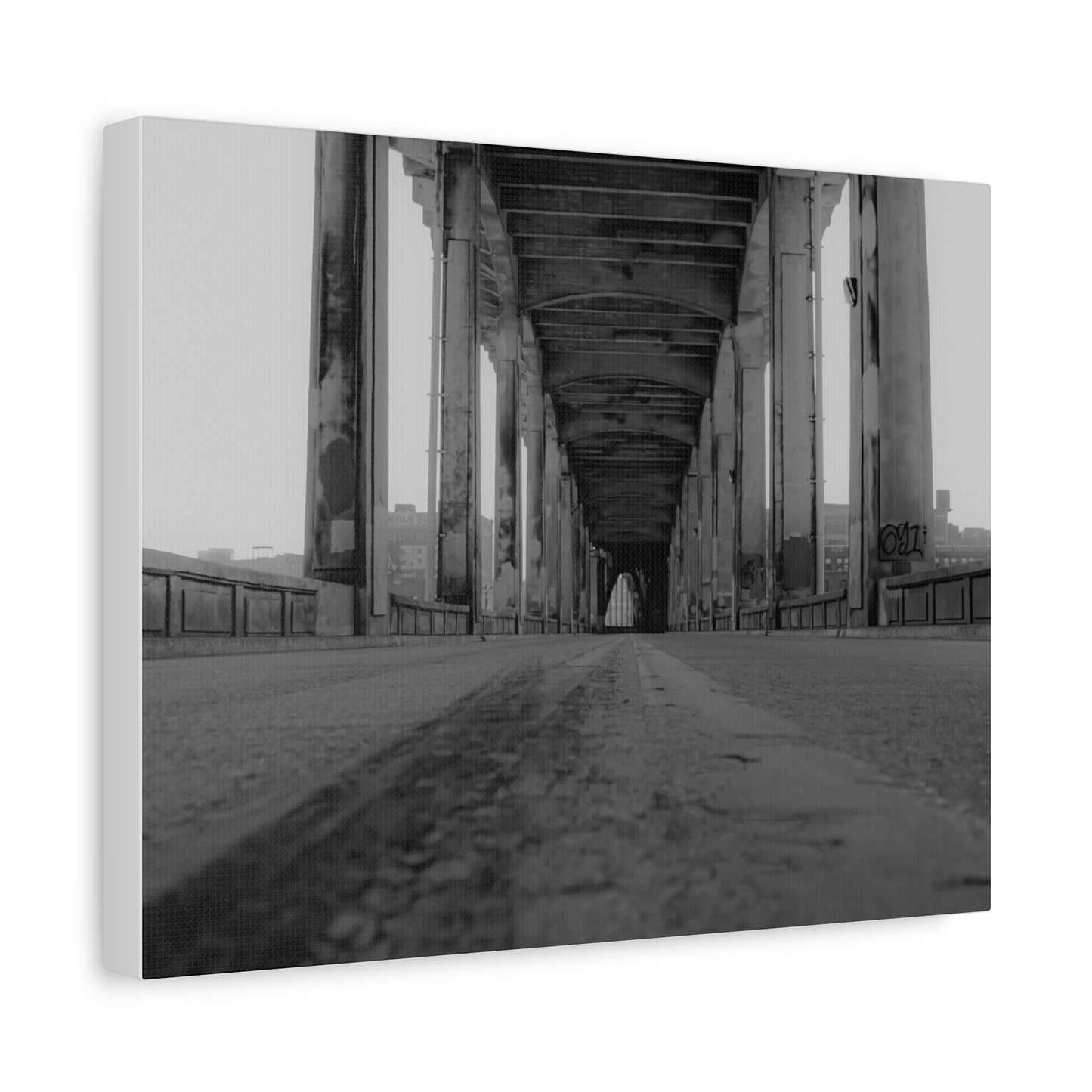 Urban Bridge Canvas Art: Timeless Architectural Elegance