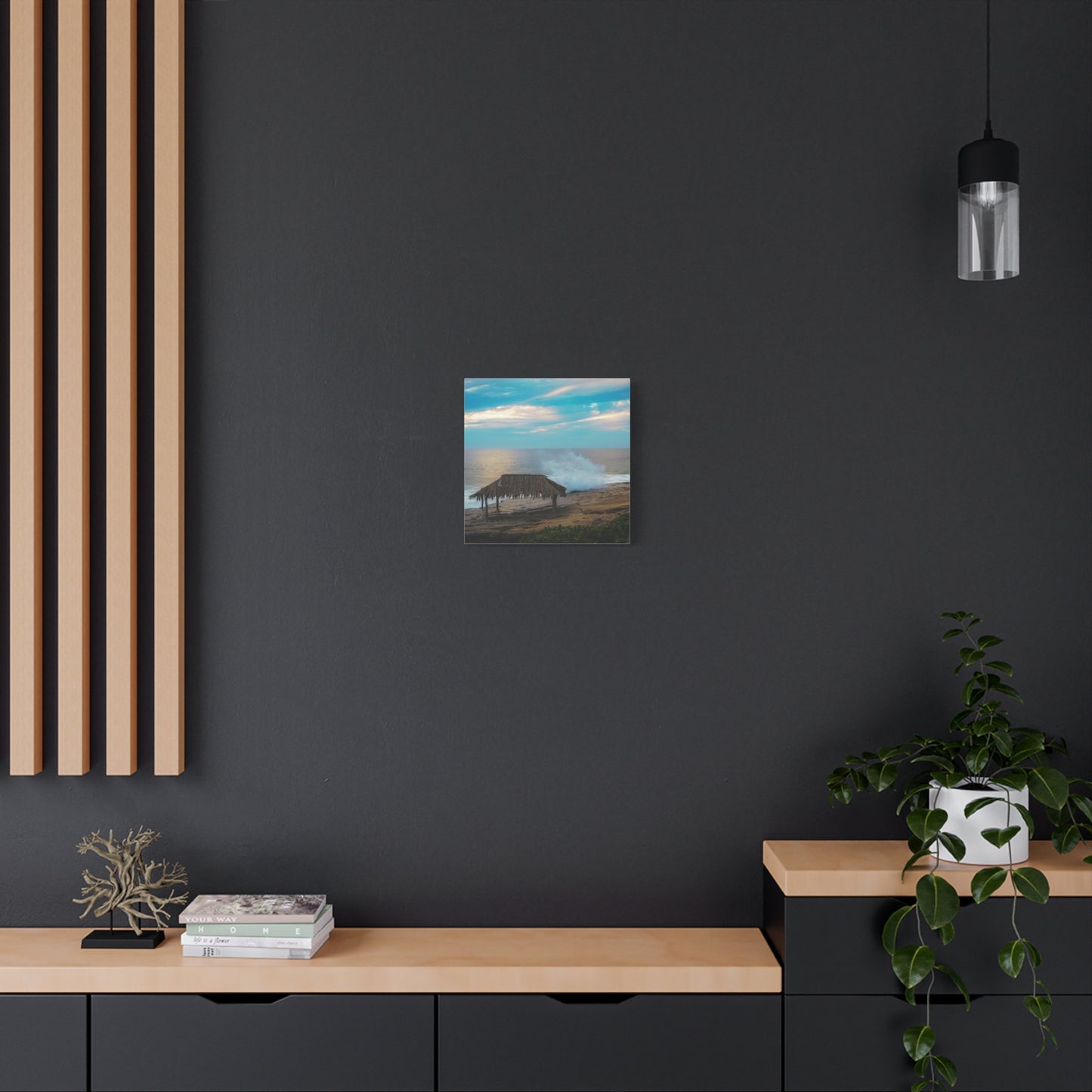 Surf Shack by the Shoreline Matte Canvas