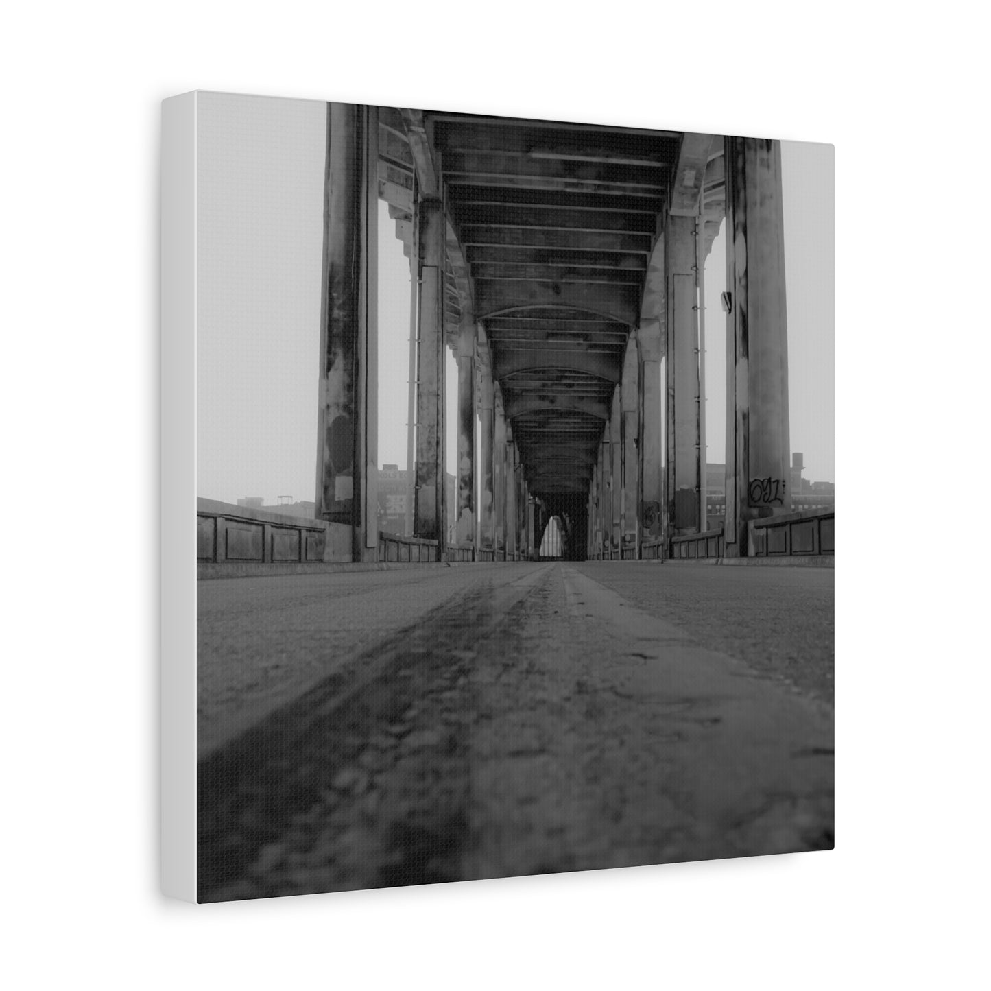 Urban Bridge Canvas Art: Timeless Architectural Elegance