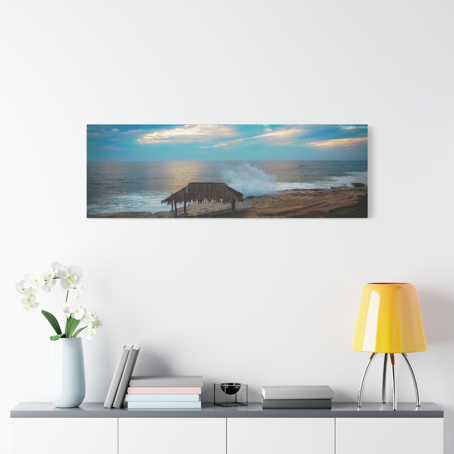 Surf Shack by the Shoreline Matte Canvas