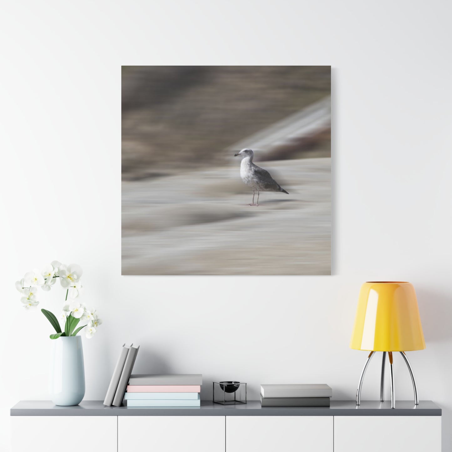 Seagull Time  Matte Canvas Art