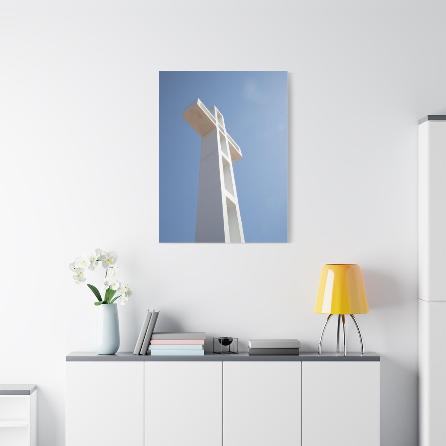 Majestic Cross Canvas Art: A Symbol of Faith and Strength