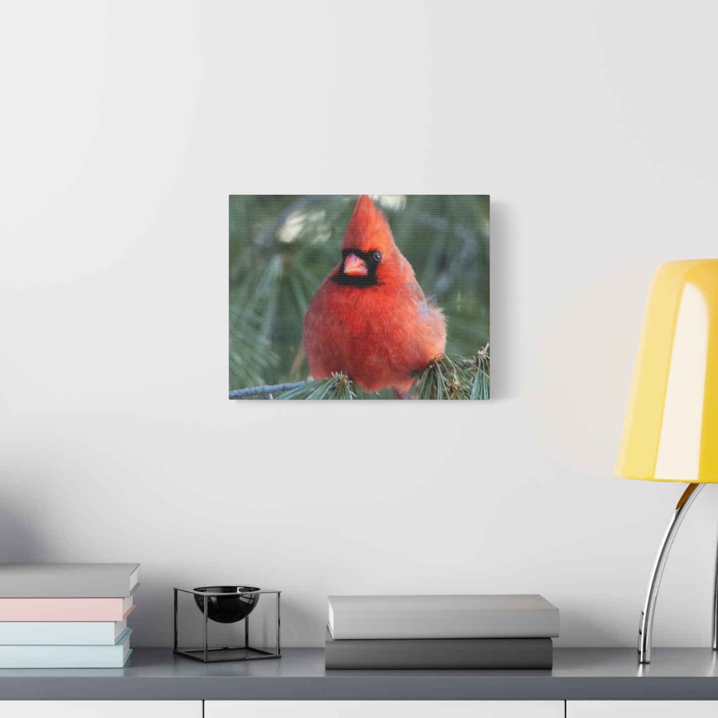 Crimson Perch on  Premium Matte Canvas