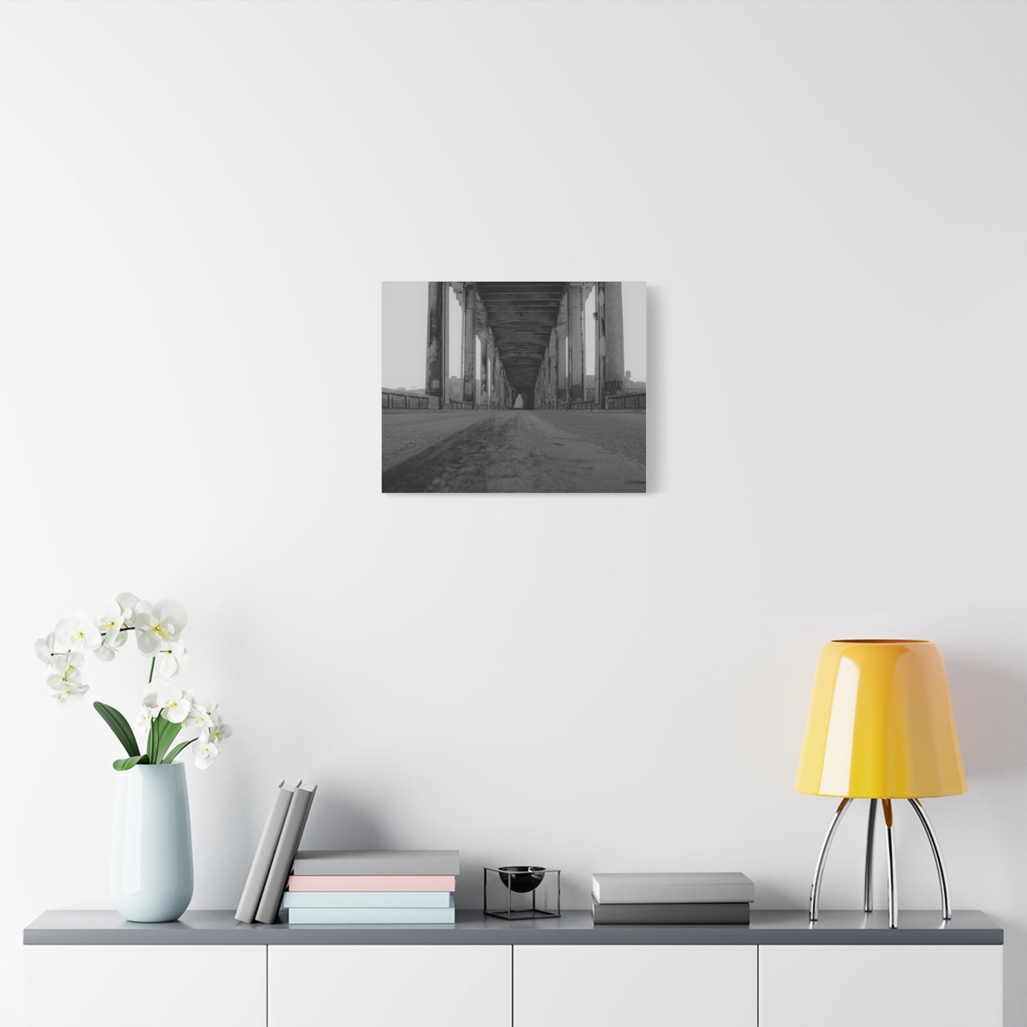 Urban Bridge Canvas Art: Timeless Architectural Elegance