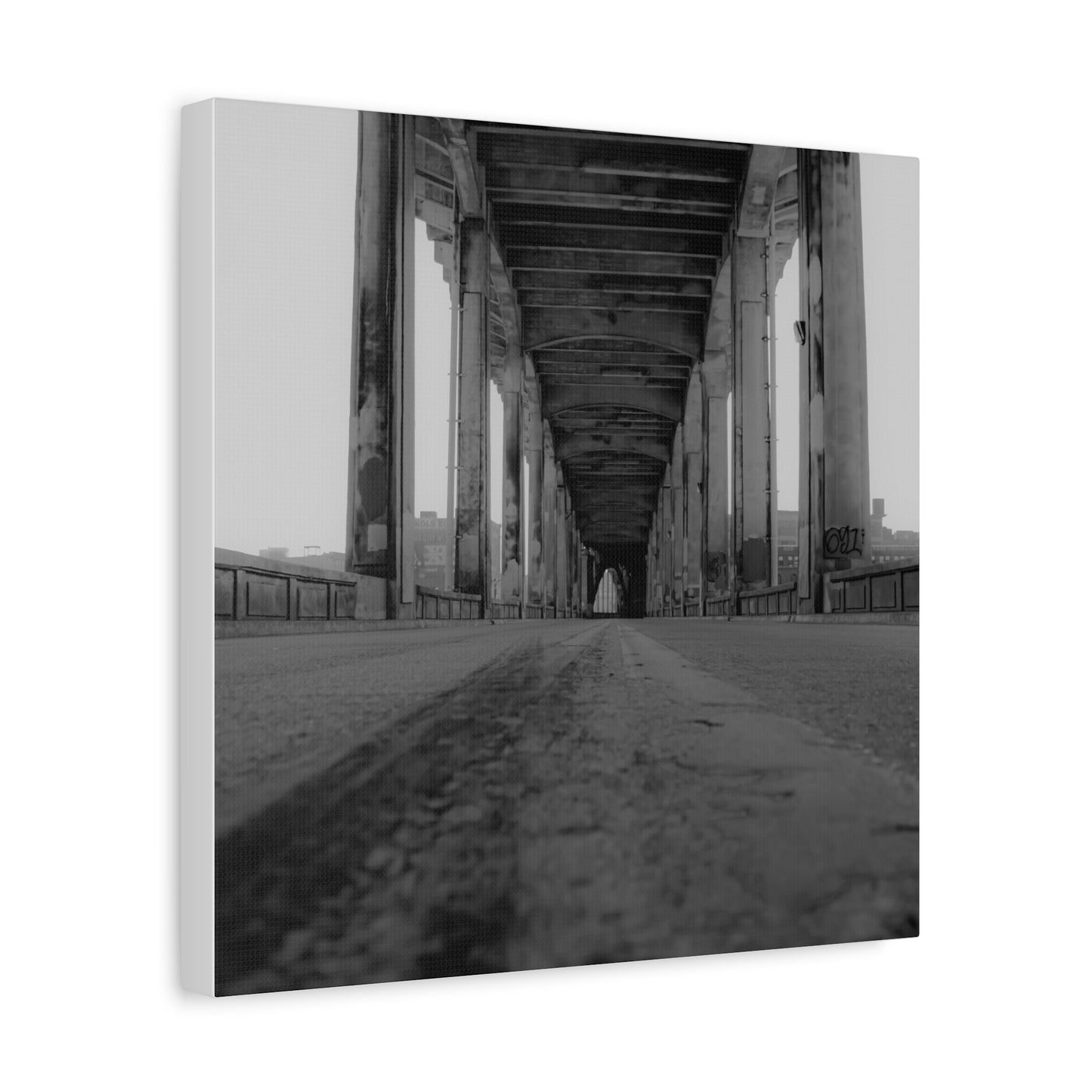 Urban Bridge Canvas Art: Timeless Architectural Elegance