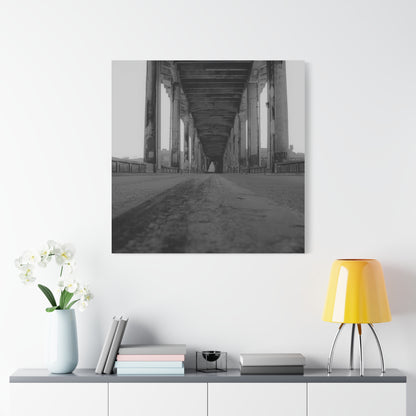 Urban Bridge Canvas Art: Timeless Architectural Elegance