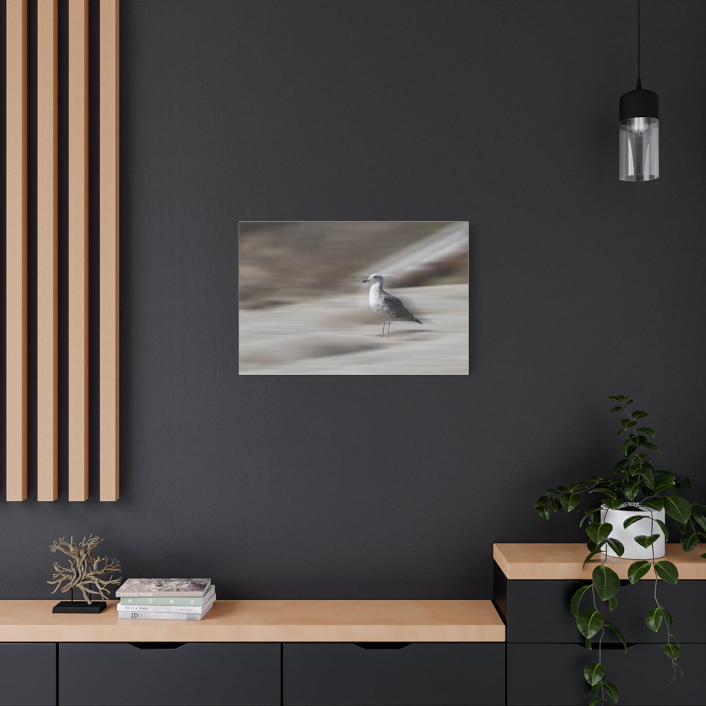 Seagull Time  Matte Canvas Art