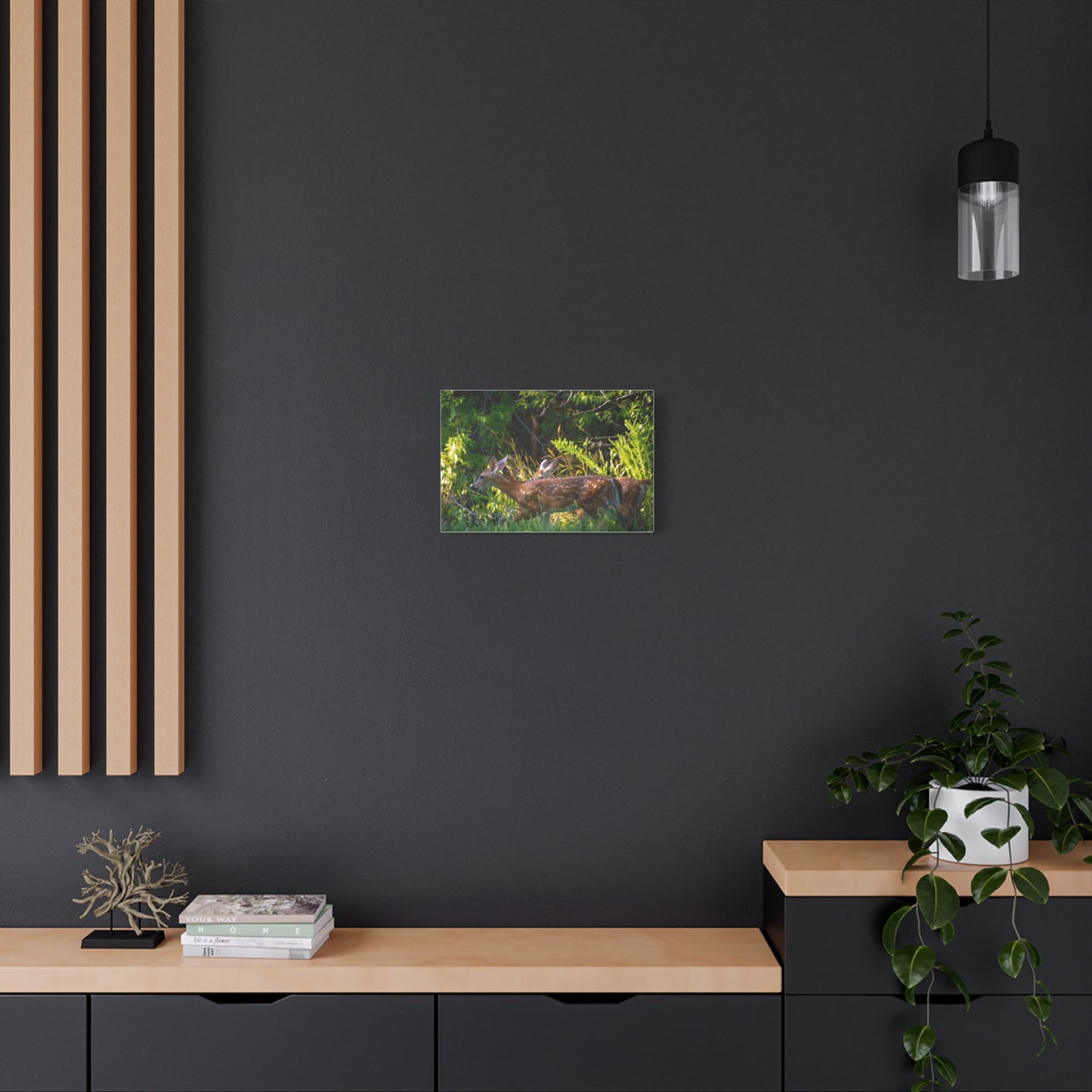 Tranquil Deer Canvas Art: Embracing Nature's Beauty