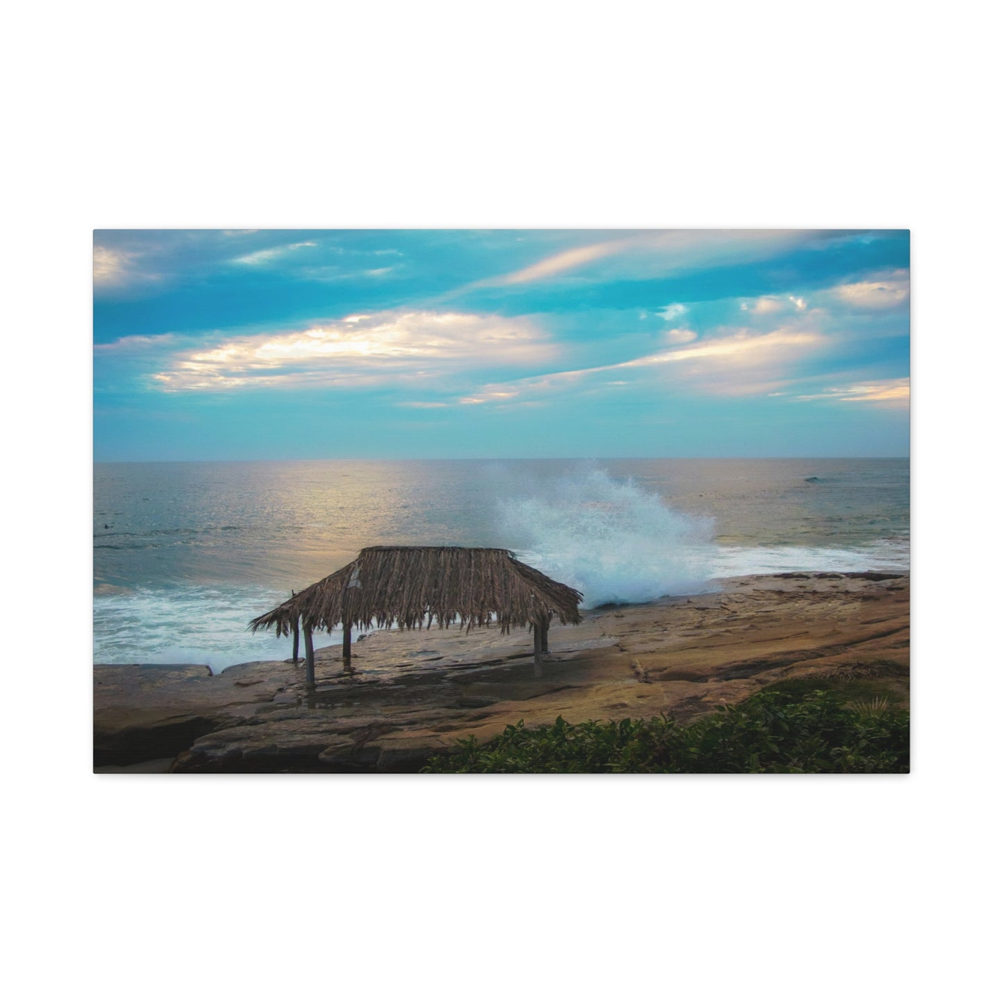 Surf Shack by the Shoreline Matte Canvas