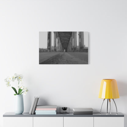 Urban Bridge Canvas Art: Timeless Architectural Elegance