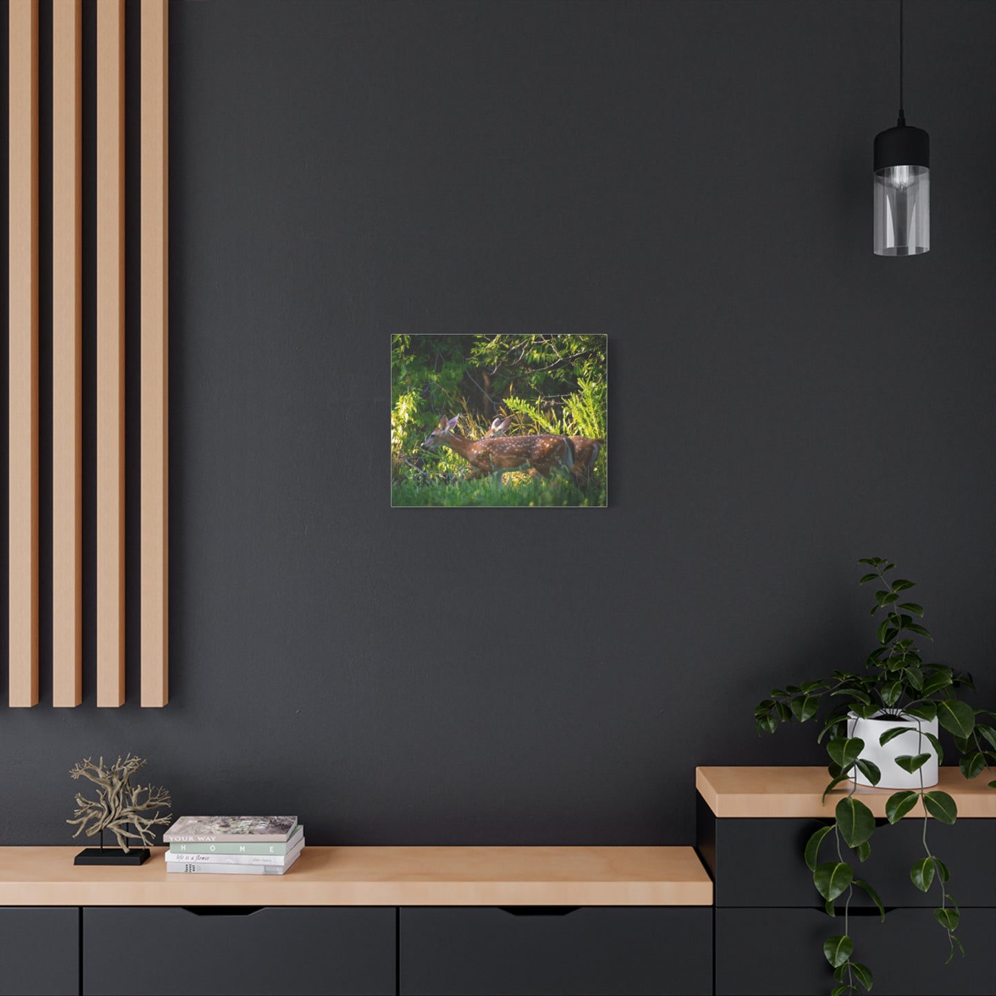 Tranquil Deer Canvas Art: Embracing Nature's Beauty