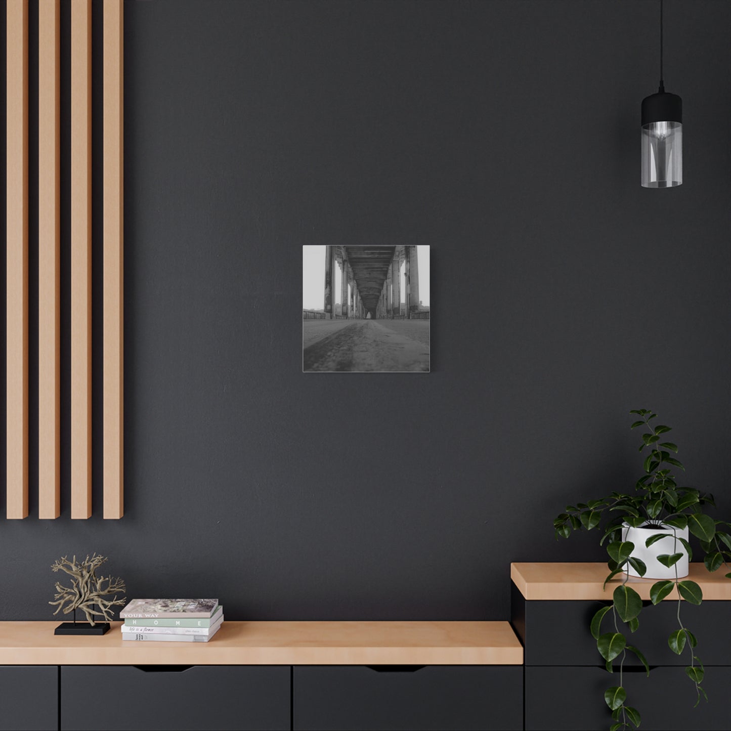 Urban Bridge Canvas Art: Timeless Architectural Elegance